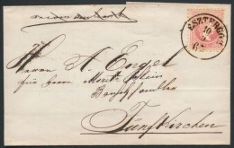 1867 3kr Levélen / On Cover 'ESZTERGOM' - Fünfkirchen - Altri & Non Classificati