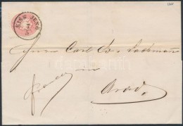 1866 5kr Levélen / On Cover 'KISS JENÅ' - 'ARAD' - Other & Unclassified