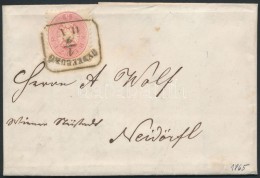 1865 5kr Távolsági Levélen (teljes Tartalommal) / On Cover (with Full Content) 'OEDENBURG' -... - Other & Unclassified