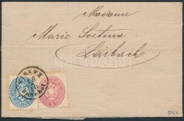 1864 10kr + 5kr Távolsági Levélen (teljes Tartalommal) / On Cover (with Full Content) 'SISSEK... - Other & Unclassified