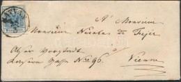 1854 9kr Levélen 'HATVAN' - 'PESTH' - 'WIEN' - Other & Unclassified