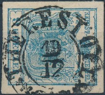 O 1850 9kr MP III. Kisebb Lemezhiba / Smaller Plate Flaw 'THERESTODL' (Gudlin: 350p) - Altri & Non Classificati