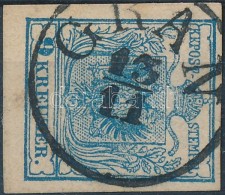 O 1850 9kr MP III.b. Kartonpapír / Thick Paper 0,12 Mm 'GRAN' - Other & Unclassified