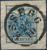 1850 9kr HP III. 'ESSEGG' - Altri & Non Classificati