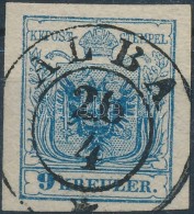 O 1850 9kr HP III.a. 'ALBA' - Other & Unclassified