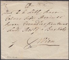 1840 Portós Levél / Cover With Postage Due 'SÜMEGH' - Wien - Autres & Non Classés