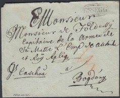 1829 Portós Levél / Unpaid Cover 'ESSEGG' - Bogdány - Autres & Non Classés