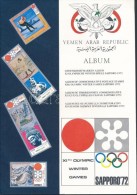 ** O Jemen és EgyenlítÅ‘i Guinea 1972 Komplett Olimpia Album, 7 Bélyeg és 2 Blokk - Other & Unclassified