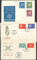 Europa CEPT 1961-1962 3 Klf Sor 3 Klf FDC-n - Other & Unclassified