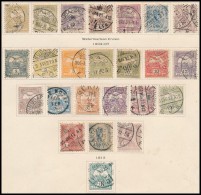 O 1903-1913 24 Db Turul Bélyeg, Közte 7 Db 1900-as és 16 Db (sor) 1904-es, 1 Db 1913-as... - Other & Unclassified