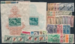 ** O 1918-1940 7 Db Sor + 2 Blokk Stecklapon (12.000) - Other & Unclassified