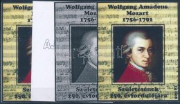 ** 2006/01 Mozart 4 Db-os Emlékív Garnitúra Azonos Sorszámmal (28.000) - Altri & Non Classificati