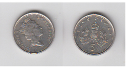 GRANDE BRETAGNE - 5 PENCE 1995 - 5 Pence & 5 New Pence