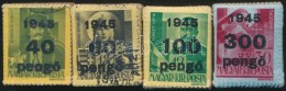 O 1945 KisegítÅ‘ Bélyegek (IV) III. Kiadás 40P-300P Bündlikben (18.000) - Other & Unclassified
