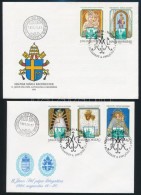 1991 Magyarországi Mária Kegyhelyek Vágott Sor 2 FDC-n (5.000) - Other & Unclassified