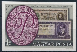 ** 1976 50 éves A Pénzjegynyomda Vágott Bélyeg (1.800) - Altri & Non Classificati