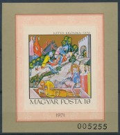 ** 1971 Képes Krónika Vágott Blokk (4.500) - Andere & Zonder Classificatie