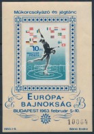 ** 1963 MÅ±korcsolyázó és Jégtánc EB Vágott Blokk (16.000) - Andere & Zonder Classificatie