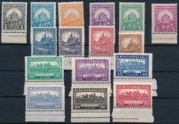 ** 1926 PengÅ‘-fillér (I) A ívszéli Sor / Mi 411-426 Margin Set (25.000) - Other & Unclassified