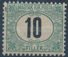 * 1903 Zöldportó 10f Számvízjellel (22.000+++) - Other & Unclassified