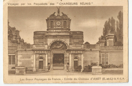 Pub Publicité Paquebots Des Chargeurs Réunis Et Le Champagne Pier -heidsieck - Entrée Chateau D'anet Eure Et Loire - Paquebote