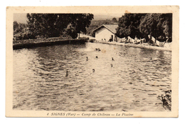 D 83 SIGNES .LE CAMP DE CHIBRON . La Piscine - Signes