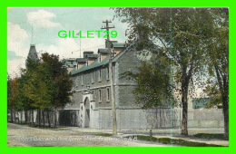 FREDERICTON, NB - SOLDIER'S BARRACKS FROM QUEEN STREET - WRITTEN IN 1907 - W. G. MACFARLANE PUBLISHER - - Fredericton