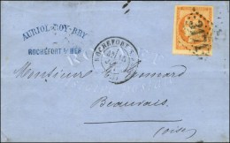 GC 3171 / N° 48 Càd T 17 ROCHEFORT-S-MER (16). 1871. - TB. - 1870 Bordeaux Printing