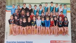 CPM GYMNASTIQUE REMOISE REIMS MARNE SAISON 2001 2002 FILLES GYMNASTES  JOURNAL L UNION - Gymnastique