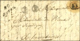 Cursive 80 / Ayron, B Rur E Sur Lettre Avec Texte Daté De Chalandray Le 23 Mars 1833, Taxe 1 Et... - Other & Unclassified