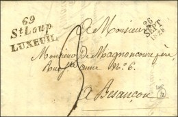 Cursive 69 / St Loup / LUXEUIL Dateur A Sans Cercle 1829. - SUP. - R. - Other & Unclassified