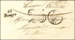 42 / Bouaye + Taxe 25 DT. 1852. (cote : 550). - SUP. - R. - Other & Unclassified