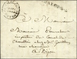 MP Ornée BUREAU DE CHALONS / PORT / PAYE (L N° 9). 1787. - TB / SUP. - RR. - 1701-1800: Precursors XVIII