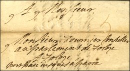 '' Port Payé Jusqu'à Paris '' Sur Lettre Avec Texte Daté De Rennes Pour Toulouse. 1691. - TB.... - ....-1700: Precursors