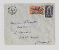 Col. FSES  – OUBANGUI-CHARI « BANGUI »LSI - 20gr. - Tarif « FRANCE Métro » à 50c.  (9.8.19 - Covers & Documents