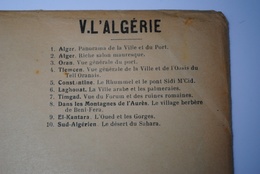 Rare Lot De 10 Vues Géantes Type CPA L'ALGERIE L'enseignement Par L'Aspect Baylet - Sonstige & Ohne Zuordnung