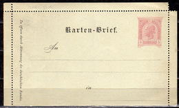 ÖSTERREICH 1890 - Kartenbrief K 22 Deutsch - Letter-Cards