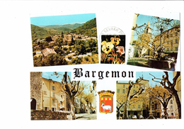 Cpm - 83 - Bargemon - Multivues - Blason Pensées - Vieux Village - Pierron - 1993 - Bargemon