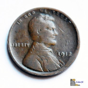 US - 1 Cent - Lincoln - 1912 - 1909-1958: Lincoln, Wheat Ears Reverse