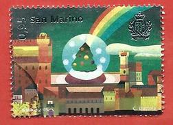 SAN MARINO USATO - 2015 - NATALE - Albero Di Natale - € 0,95 - S. 2498 - Oblitérés