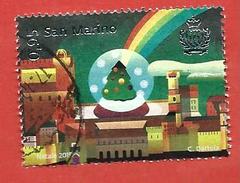 SAN MARINO USATO - 2015 - NATALE - Albero Di Natale - € 0,95 - S. 2498 - Oblitérés