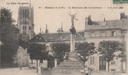 MEAUX   77  SEINE ET MARNE   CPA LE MONUMENT DES COMBATANTS - Meaux