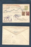 Macau. 1937 (28 April) Panam 1st Flight MACAU - MANILA (25 Apr) On Manuscript Censored On Modified Envelope Special Cach - Other & Unclassified