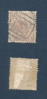 China. 1885. Sc 11º. 3 Candarins Lilac, Blue Cancel Well Centered. Fine Sc $120. - Other & Unclassified