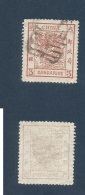 China. 1882. Sc 5º 3 Candarin Brown And Red Wid Margins. Five Cancelled Sc $350 - Autres & Non Classés
