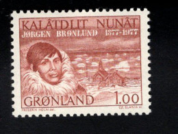 275893321 SCOTT 106 (XX) POSTFRIS MINT NEVER HINGED -JORGEN BRONLUND ARCTIC EXPLORER BIRTH CENTENARY - Unused Stamps