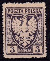 POLAND 1919 ORZEL Private Perf Fi 56 Mint No Gum - Neufs