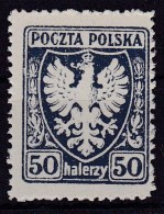 POLAND 1919 ORZEL Private Perf Fi 63 Mint No Gum - Neufs