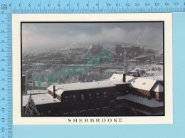 Sherbrooke Quebec -Depuis Le Cegep, Vue Sur Le Centre-ville  - 2 Scans - Sherbrooke