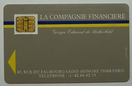 FRANCE - Schlumberger - Smart Card - Rothschild - 1984 - Used - Privadas